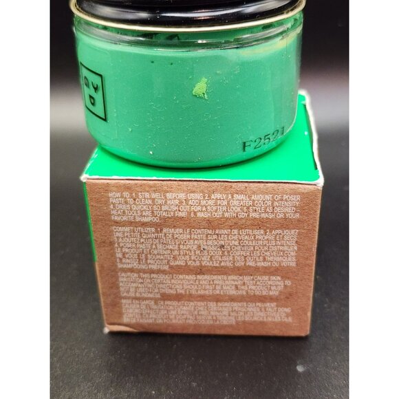 Good Dye Young Poser Kowabunga green Temporary Hair Color Wax Washable, Bold. - Picture 7 of 7